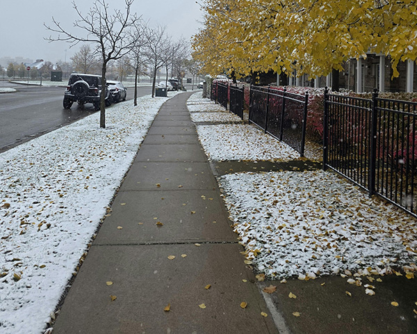 Salt Sidewalks